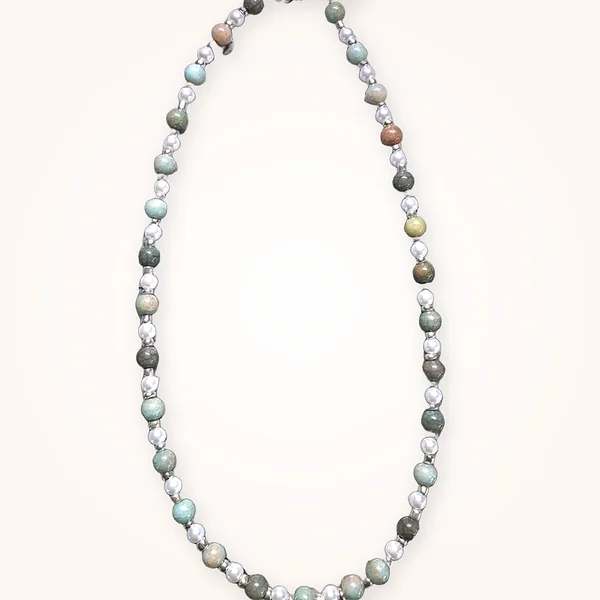 Gemstone Strand, one stone, strung end to end